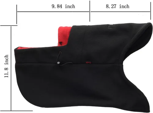 Miniatura 25 de Pasamontañas de forro polar cálido para bicicleta de esquí, máscara de cara completa, calentador de cuello, gorra deportiva de invierno