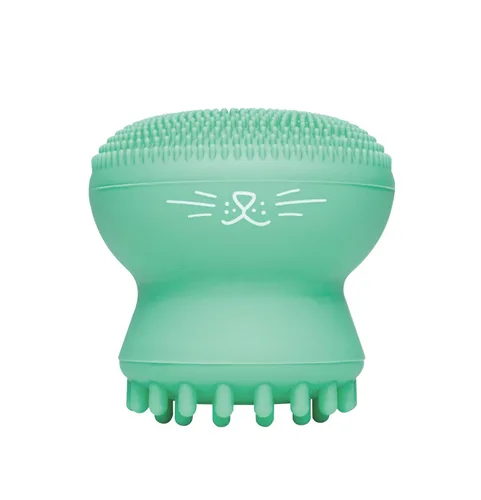 I Dew Care Herramienta de limpieza - Limpiador facial Pawfect | Limpiador de poros de silicona 3 en 1, exfoliante y masajeador con esponja
