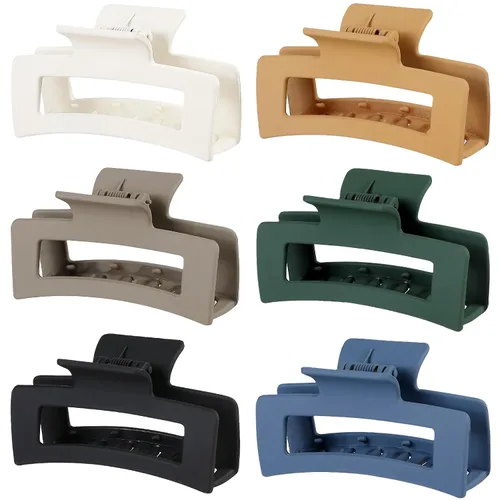 Miniatura 15 de Sisiaipu Pinzas para el Cabello, Pinzas Medianas de 3.5 Pulgadas, Paquete de 6 para Mujeres y Niñas - Accesorios para el Cabello Color Ámbar