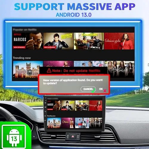 Miniatura 4 de Binize - Caja de Video Multimedia Inalámbrica CarPlay y Android AUTO, Celular 4G, 4GB+64GB, 8 Núcleos, Navegación Integrada Android 13, Soporte SIM