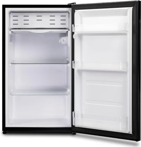 Miniatura 2 de SMETA - Refrigerador pequeño de 3.2 pies cúbicos de una puerta, mininevera para dormitorio, oficina, residencia de estudiantes, cocina, debajo