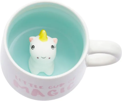 Miniatura 20 de Taza de cerámica con diseño de vaca para bebé, 12 onzas, bonita taza para Navidad, cumpleaños, regalo del día de San Valentín, regalos sorpresa