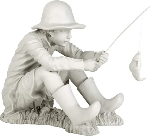 Miniatura 17 de Design Toscano Frederic, el pequeño pescador de Aviñón