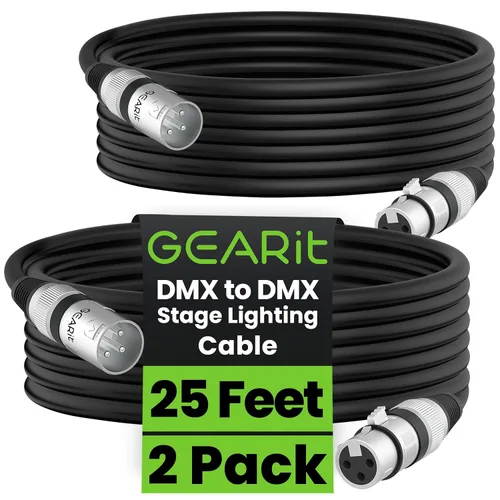 Miniatura 11 de GEARit XLR Cables de 1 pie 6 unidades de varios colores, cable de micrófono XLR macho a hembra, cable de micrófono blindado equilibrado