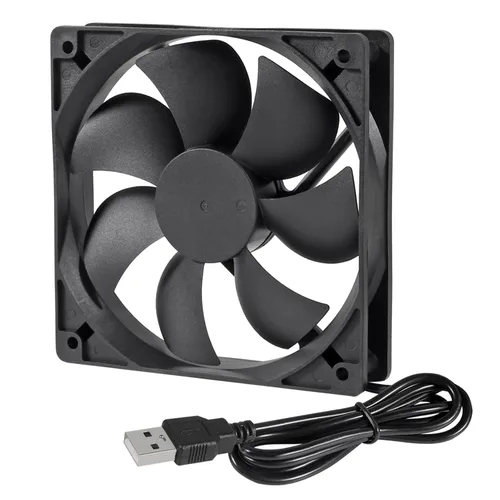 Miniatura 7 de Alinan 4pcs 4.724x4.724x0.984 in 5V Ventilador USB 2000RPM 66.3CFM 31.5dBA Computadora y Electrónica Ventilador de Refrigeración