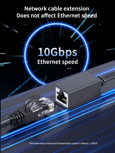 Miniatura 4 de Paquete de 2 cables de extensión Ethernet Cat7 de ángulo recto planos de 5.9 in/6 pulgadas, ángulo recto hacia abajo 90 grados LAN cable de conexión
