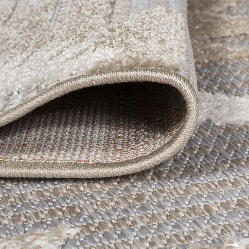 Miniatura 4 de JONATHAN Y Alfombra de pasillo Kilim Diamante Neutro para interiores y exteriores, 2 x 8 pies, color beige/gris, Sumak pelo alto y bajo para patio