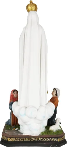 Miniatura 3 de Cannan Virgen De Fátima Con Pastorcitos 24" Patrona De Devotos Del Inmaculado Corazón De María Figura Religiosa Nuestra Señora de Fátima