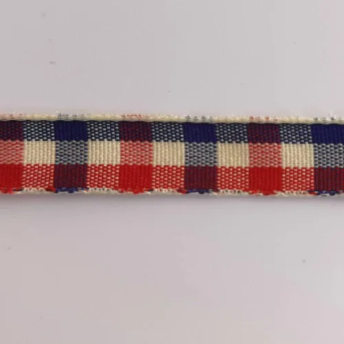Miniatura 7 de Cinta a cuadros de guinga – 25 yardas, rojo y azul (3/8 pulgadas) para decoración de Navidad y embalaje de regalo