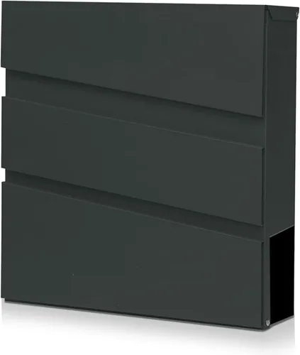 Miniatura 8 de Buzón de Pared con Cerradura y Llaves, Buzón de Seguridad con Llavero para Exterior de la Casa, Buzón de Correo con Cerradura, Buzón de Metal