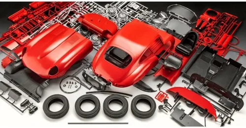 Miniatura 6 de Revell 07717 Jaguar E-Type 1:8 Kit de modelo de plástico sin construir/sin pintar