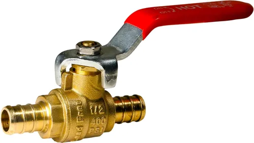 Miniatura 24 de XFITTING Válvula de bola Pex de 10 piezas de 3/4" caliente y fría, 24-2-3&4 = 10X