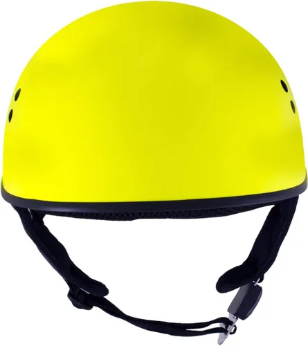 Miniatura 4 de Milwaukee Helmets T68 'The O.G.' Hi-Vis - Casco para motocicleta, color amarillo neón, aprobado por DOT, para hombres y mujeres