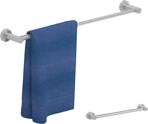 HOMOTEK - Toallero ajustable, económico, toallero de baño de 12 a 22 pulgadas, toallero individual de 12 a 22 pulgadas, toallero de montaje en