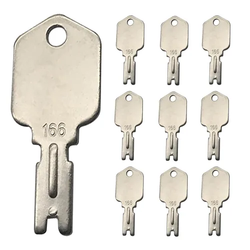 Miniatura 4 de Llaves de encendido, paquete de 10 llaves maestras de desconexión 8H5306 para desconexión de batería de equipos Caterpillar CAT y encendidos más