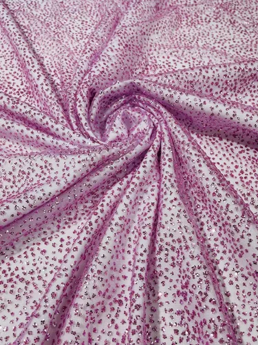 Miniatura 7 de New Creations Fabric & Foam Inc, brillo de tela con purpurina de tul grueso/brillo de tul para vestidos/tela de purpurina de malla/tela de Negro
