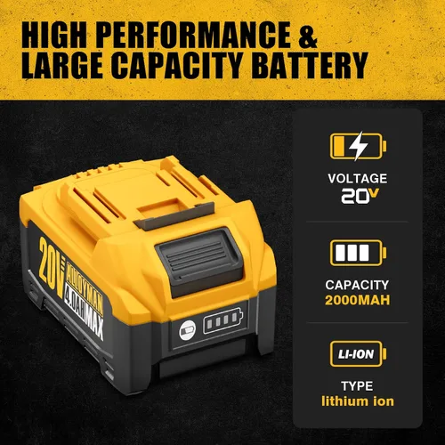 Miniatura 2 de Batería eléctrica Alloyman 20V 4.0AH herramientas eléctricas compactas