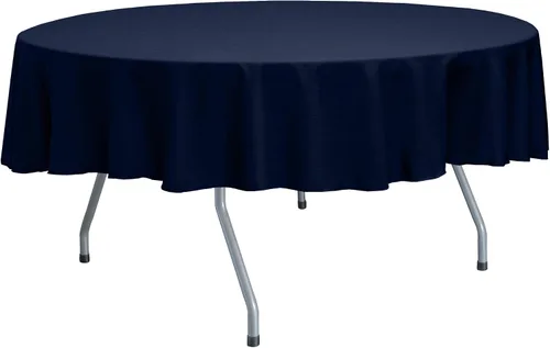 Miniatura 74 de ULTIMATE TEXTILE Mantel redondo reversible Shantung Satin Majestic de 72 pulgadas, color verde salvia