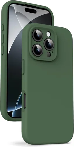 Miniatura 13 de Supdeal Funda de silicona líquida para iPhone 12 Pro Max, [protección de cámara] [antihuellas dactilares] [carga inalámbrica] Funda protectora de 4