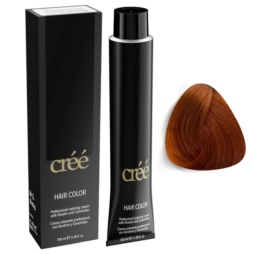 Miniatura 13 de Créé Profesional 8.44 - Tinte Permanente para el Cabello Cobre Intenso Rubio Claro - De Larga Duración, Rico y Vibrante - Cobertura de Canas 100ml
