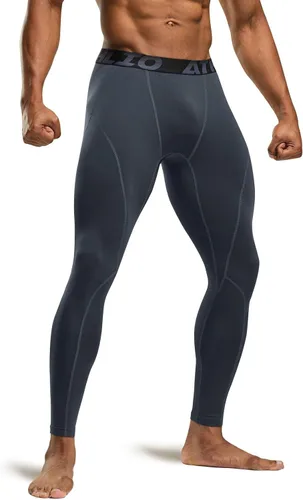 Miniatura 2 de ATHLIO Men's Thermal Compression Pants, Athletic Running Tights & Sports Leggings, Wintergear Base Layer Bottoms