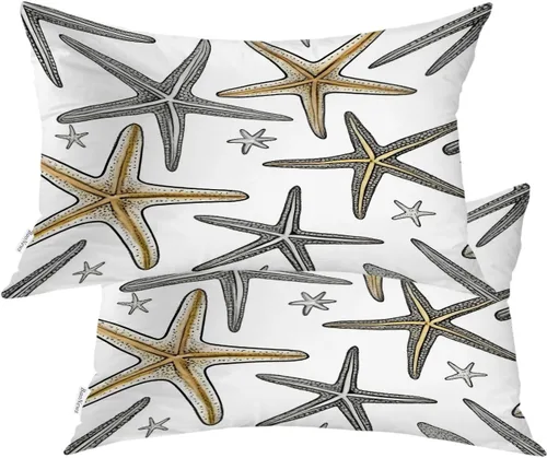 Miniatura 146 de Fundas de almohada con diseño de pinos y pájaros, bayas rojas, hojas de acebo, fondo beige, funda de cojín de mezcla digital, funda de almohada
