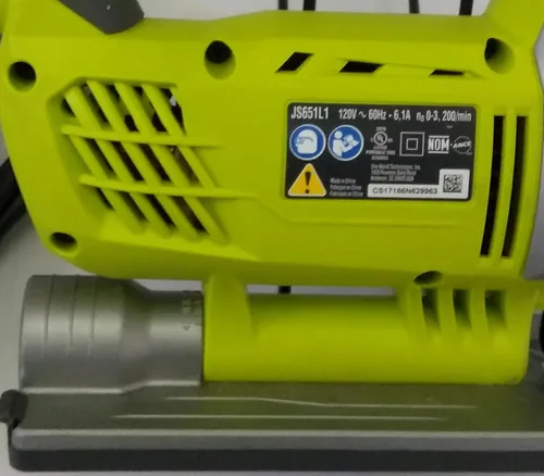 Miniatura 9 de RYOBI JS651L1 6.1 Amp rompecabezas orbital de velocidad variable con coincidencia de velocidad