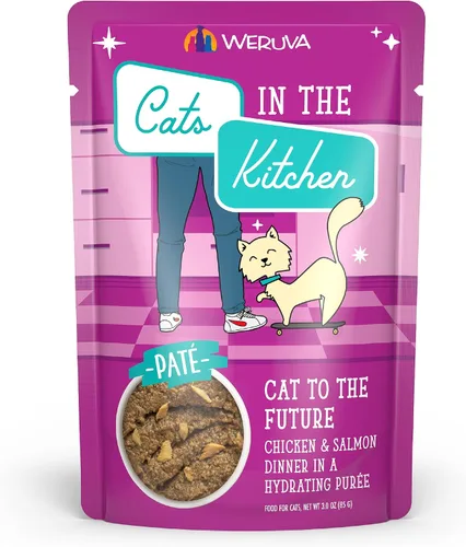Miniatura 15 de Weruva Cats in The Kitchen Slide N' Serve - Bolsas de comida húmeda natural para gatos, Cat Times at Fridgemont, bolsa de 3 onzas (paquete de 12)