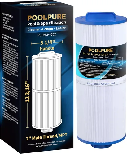 POOLPURE Filtro de spa 5CH-352 que reemplaza a PPM35SC-F2M, Marquis Spa 20042, 20092, 70-0240, 370-0242, 370-0243, Filbur FC-0196, filtro macho de 2