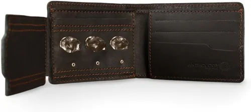 Miniatura 7 de Anthology Gear Cartera de cuero de grano completo con soporte para púas de guitarra