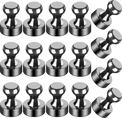 Miniatura 13 de LOVIMAG Imanes para nevera, 16 unidades, pizarra blanca para refrigerador, pequeño imán fuerte, accesorios de cocina, juego de casillero decorativo