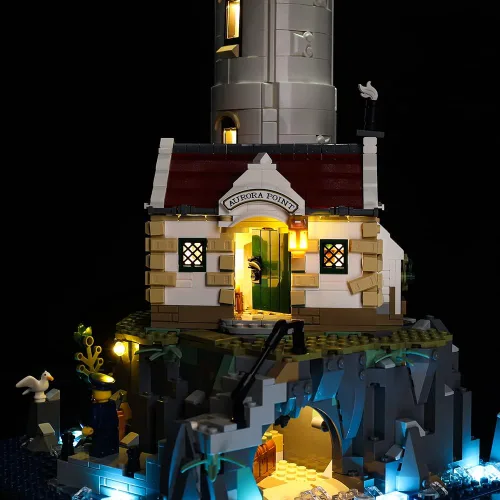 Miniatura 4 de Kyglaring Kit de luces LED compatible con Lego 21335, accesorios de iluminación para ideas del hogar, faros motorizados, solo luces