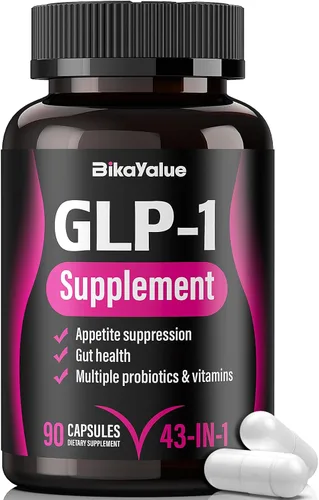 Suplemento GLP-1, con 30 mil millones de probióticos Akkermansia, extracto de té verde - Metabolismo y salud intestinal, apoyo al bienestar