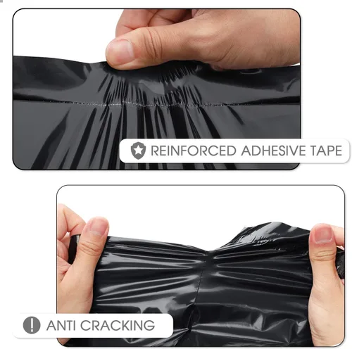Miniatura 3 de Metronic 1000 sobres de polietileno de 14.5 x 19 pulgadas, bolsas de envío resistentes para pequeñas empresas, bolsas de polietileno impermeables