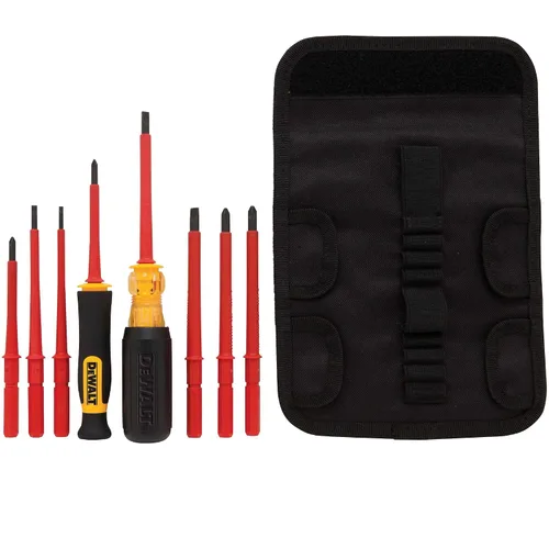 Miniatura 2 de DeWalt dwht66417 Desarmador aislado con Mango de vinilo – Juego de 10 piezas.