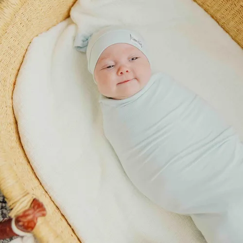 Miniatura 3 de Copper Pearl Swaddle Blankets for Newborns Soft Stretchy Receiving Blankets for Boys and Girls Large 46 x 46 Inch Baby Blankets Lightweight