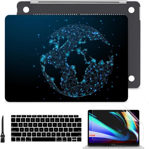 Miniatura 13 de Batianda - Carcasa rígida protectora de plástico transparente y mate para MacBook Pro (2019, 2018, 2017, 2016) de 13 pulgadas, modelo A2159, A1989