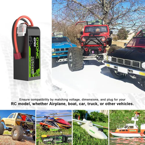 Miniatura 5 de OVONIC 6S LiPo Batería 3500mAh 22.2V 130C RC Batería con Dean Estilo T Conector