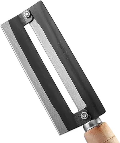 Miniatura 7 de Cuchillo pelador de caña de azúcar, pelador de piña de acero al carbono, cortador de caña de azúcar, cuchillo de cepillado de artefactos con mango