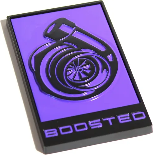 Miniatura 6 de Insignia potenciada estilo GT350 (blanco) (negro mate)