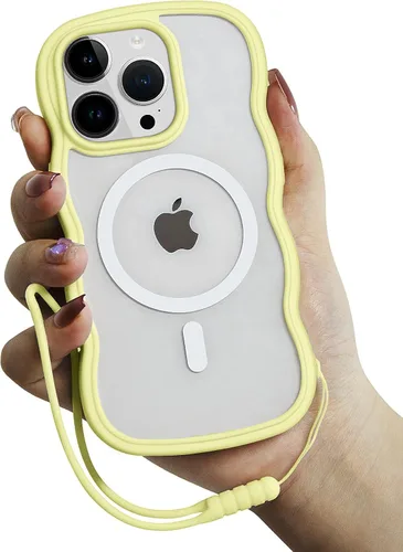Funda magnética para iPhone 13 Pro Max, funda transparente para iPhone 13 Pro Max, bonita funda para iPhone 13 Pro Max, funda protectora de TPU