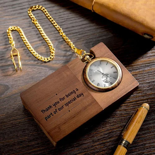 Miniatura 7 de 2win Relojes de bolsillo personalizados grabados para hombres, papá, hijo, relojes personalizados, exquisitos relojes de bolsillo, regalos