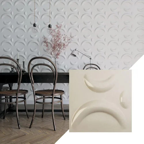 Miniatura 7 de Ekena Millwork WP12X12SEWH 11 7/8 pulgadas de ancho x 11 7/8 pulgadas de alto Sevilla EnduraWall Decorativo 3D Panel de Pared Cubre 0.98 pies Blanco