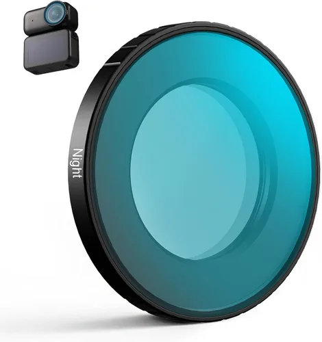 Miniatura 13 de Haoge Filtro de difusión negra de 1/4 para DJI Osmo Nano, filtro de lente de niebla cinematográfica de ensueño, filtro de vidrio óptico HD