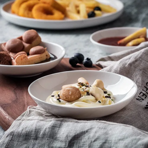Miniatura 4 de Juego de platos de salsa de soja, platos irrompibles de melamina para condimentos para sushi, 1.5 onzas para servir pequeños platos de aperitivos