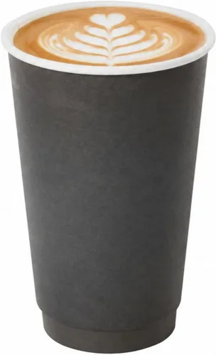 Miniatura 16 de Restaurantware Tazas de café de papel de 4 onzas, 25 tazas de papel desechables de doble pared, a prueba de fugas, reciclables, tazas calientes