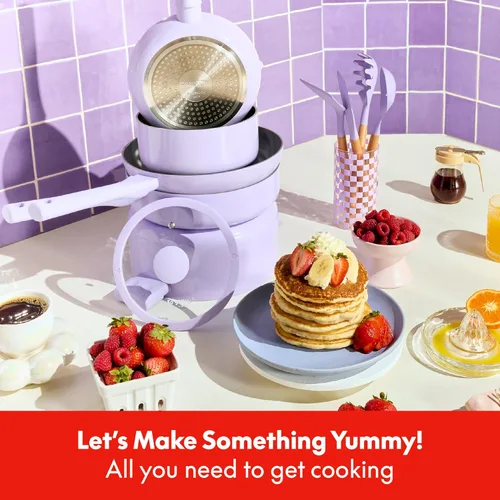 Miniatura 2 de So Yummy by bella - Juego de utensilios de cocina de 12 piezas con revestimiento antiadherente de cerámica EverGood™ y utensilios de silicona
