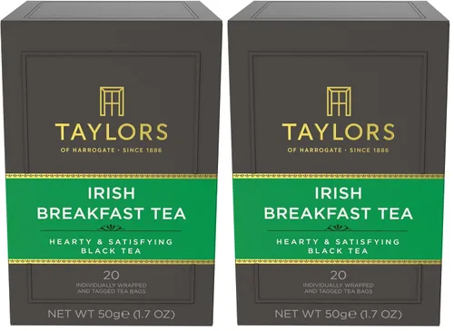 Miniatura 10 de Taylors of Harrogate Classic Chai, té negro, bolsas envueltas individualmente, 20 unidades (paquete de 1), especiado, aromático y cálido