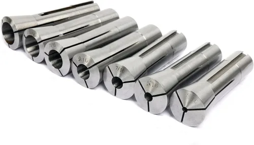 Miniatura 6 de 8MILELAKE Pinzas R8 de precisión de 1/8 "- 7/8", 13 piezas, soporte para portabrocas para Bridgeport .0006