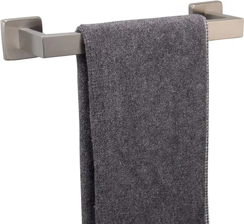 Miniatura 29 de TocTen Toallero de Baño - Base Cuadrada Engrosada SUS304 Barra de Toallas de Acero Inoxidable para Baño, Accesorios de Baño Varilla de Toallas